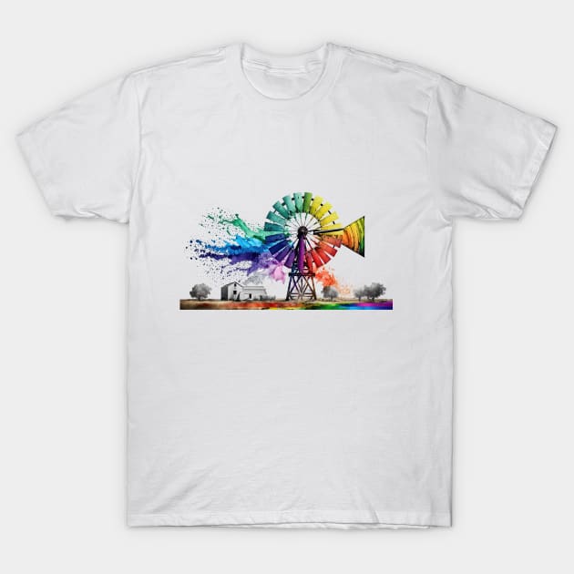 Windmill T-Shirt by Urban Archeology Shop Gallery